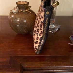 Italian leather and cow leather print animal print